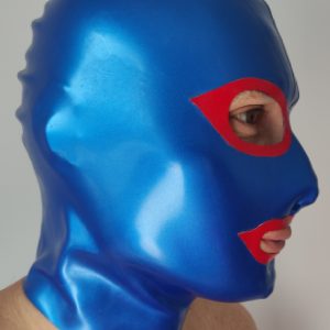 Azure Hero Latex Mask