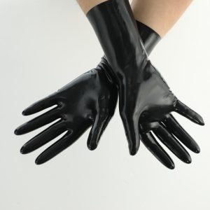 Black Latex Gloves