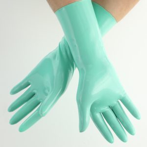 Jade Green Latex Gloves