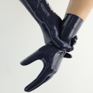 Dark Blue Latex Gloves