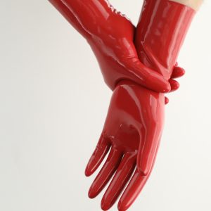 Red Latex Gloves