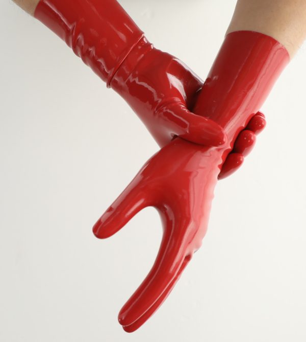 Red Latex Gloves - Image 7