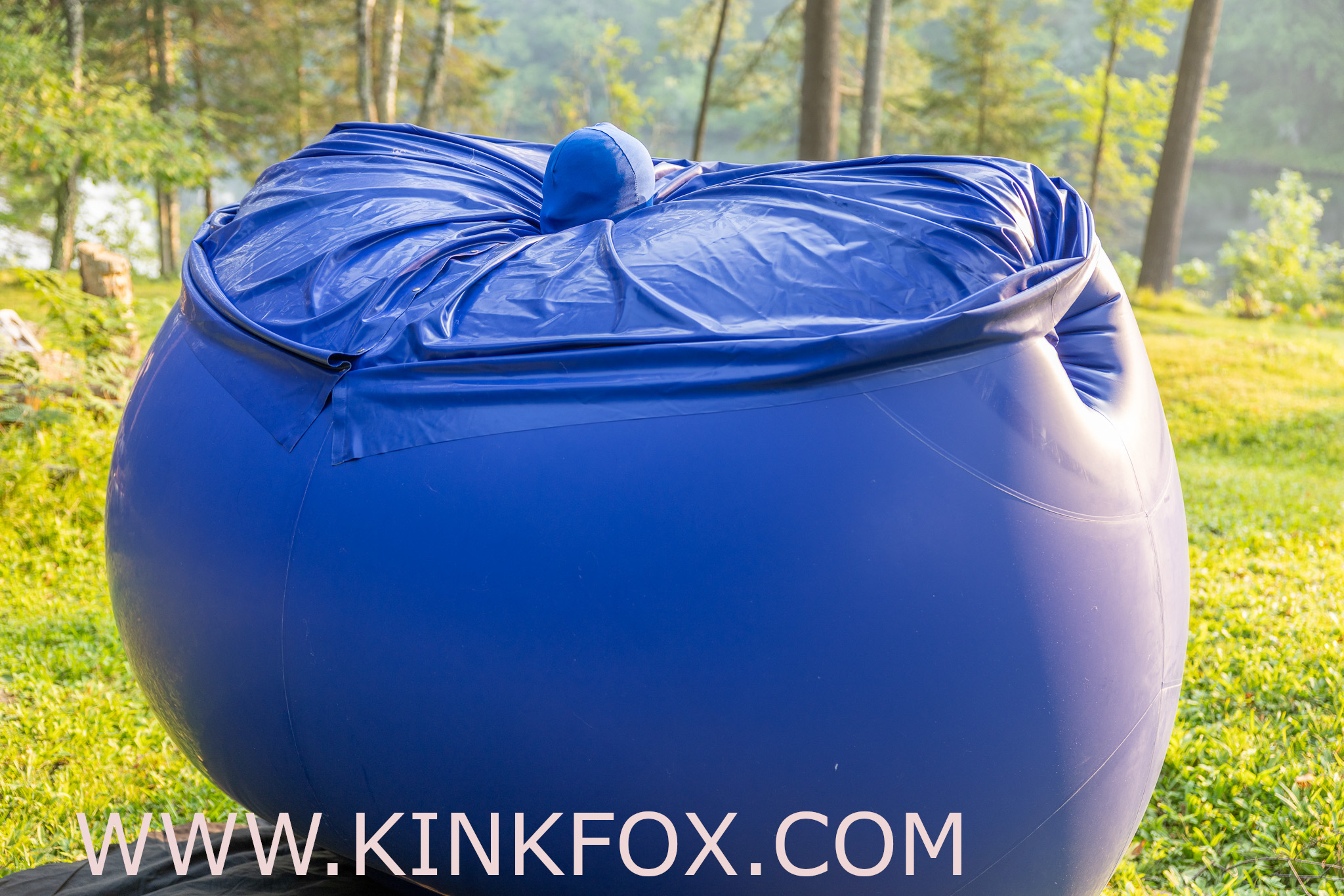 Inflatable Blueberry latex suit - Image 12