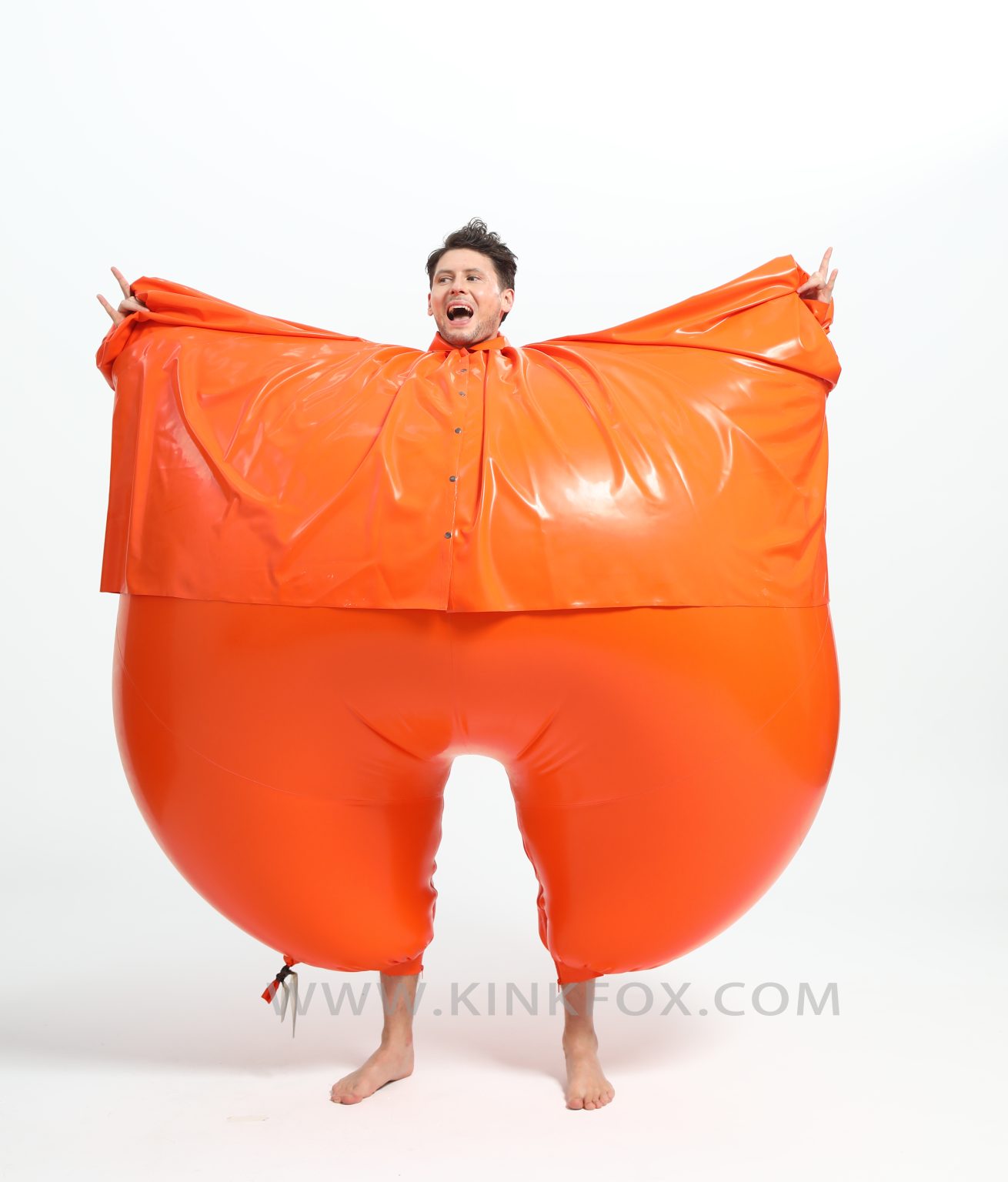 Best Inflatable Suits Inflatable Blueberry latex suit β KinkFox