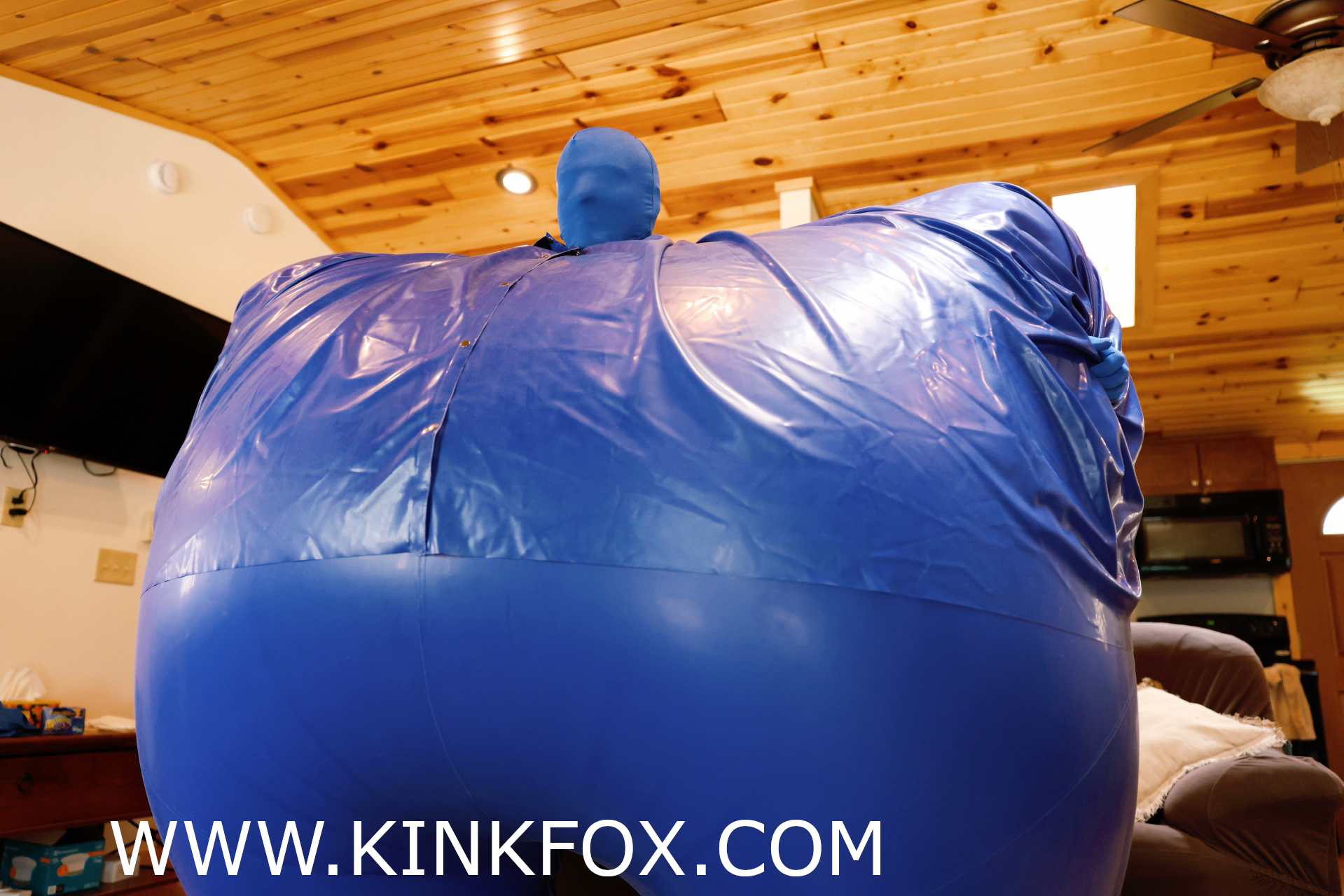 Inflatable Blueberry latex suit - Image 5
