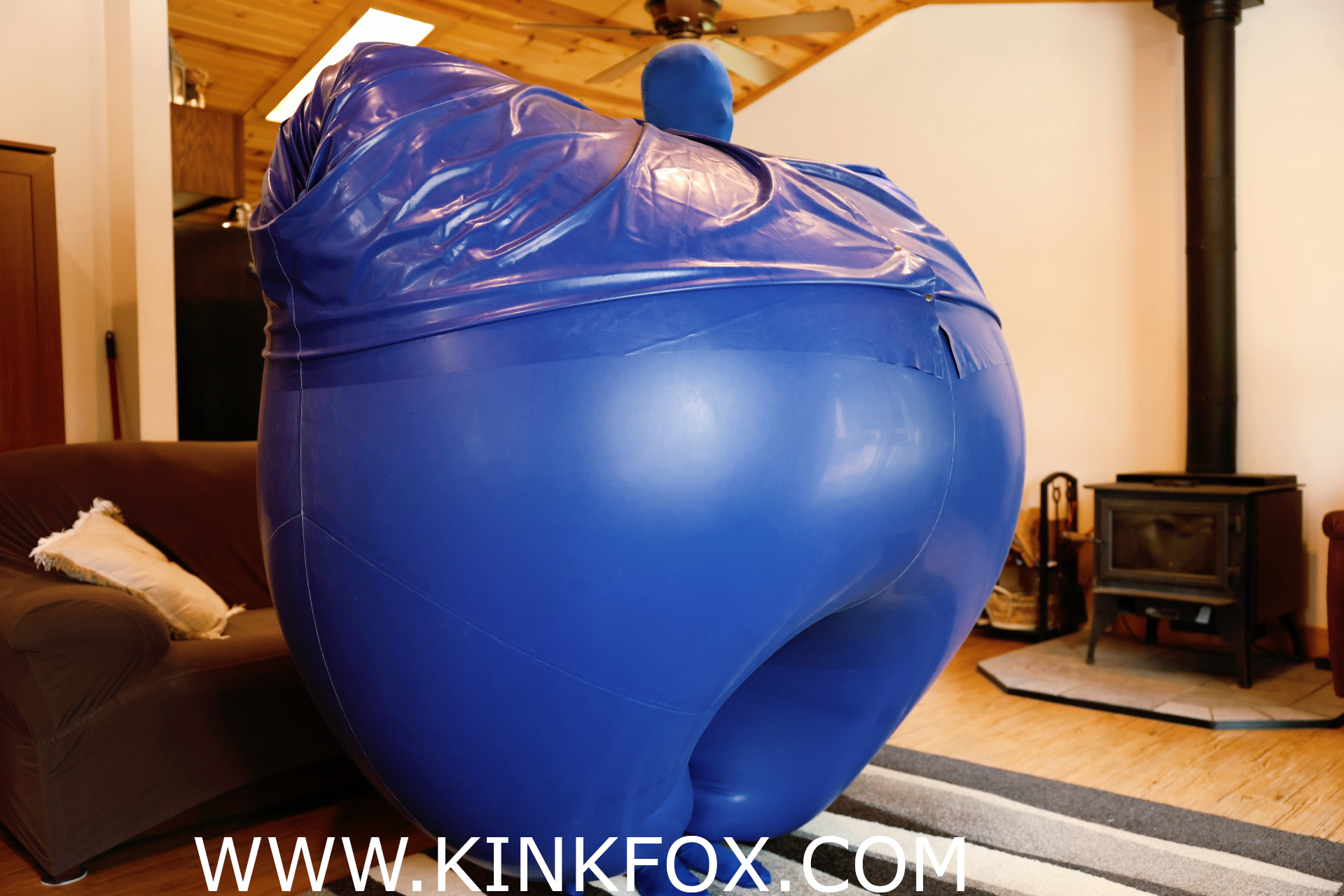 Inflatable Blueberry latex suit - Image 3