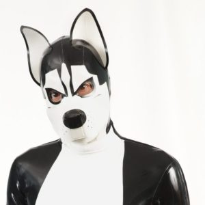 Husky Dog Latex Hood
