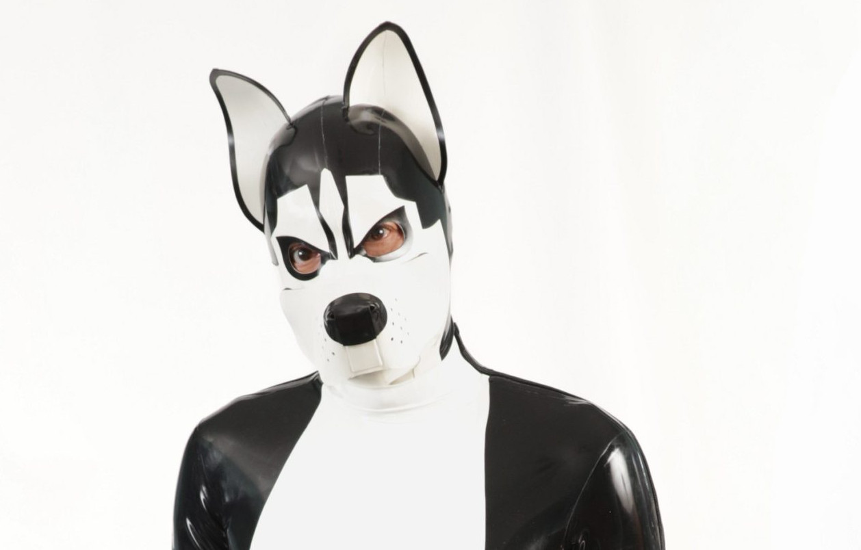 Husky Dog Latex Hood