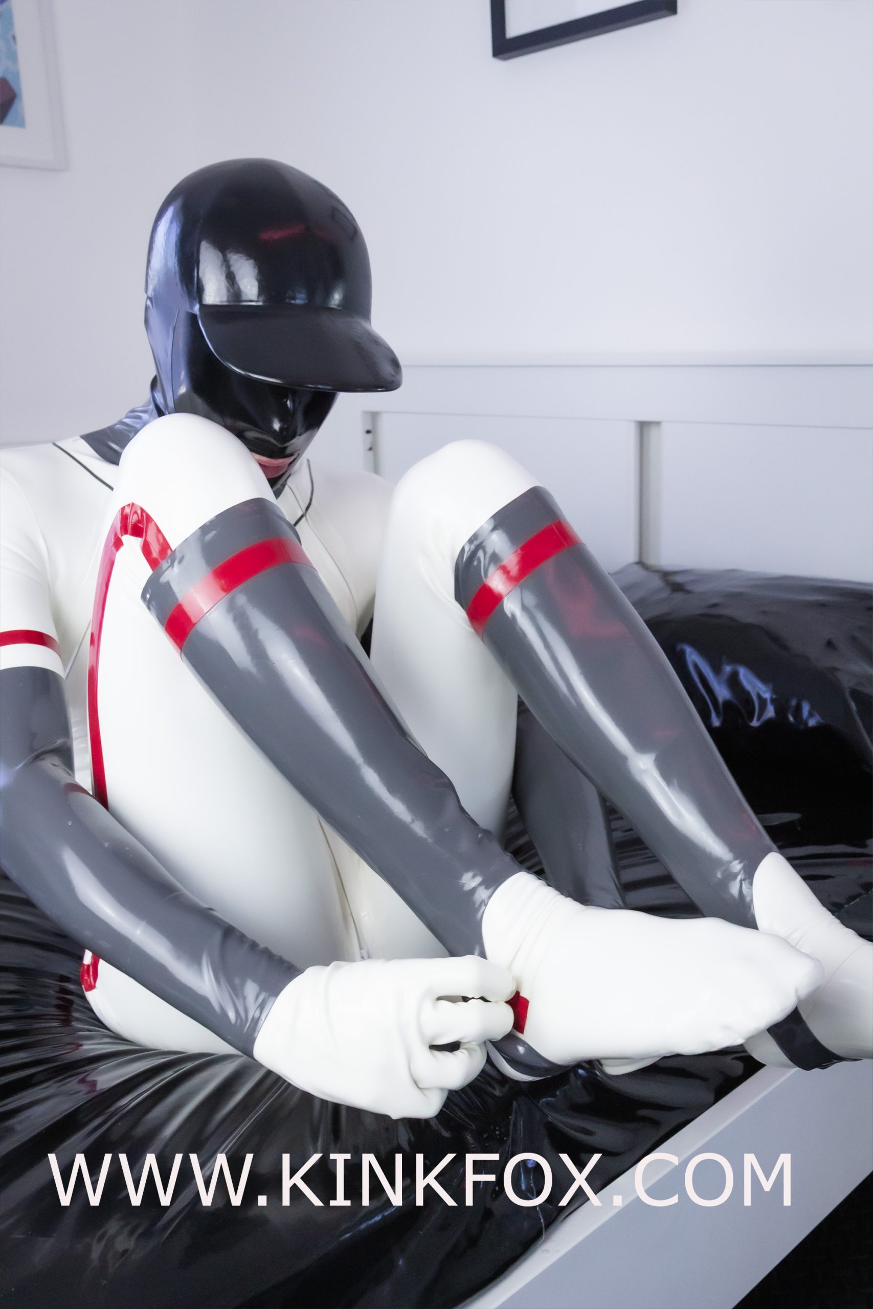 All-Star Baseball Latex Catsuit - Image 10