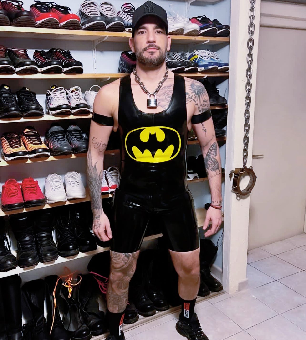 Night Sentinel Latex Singlet