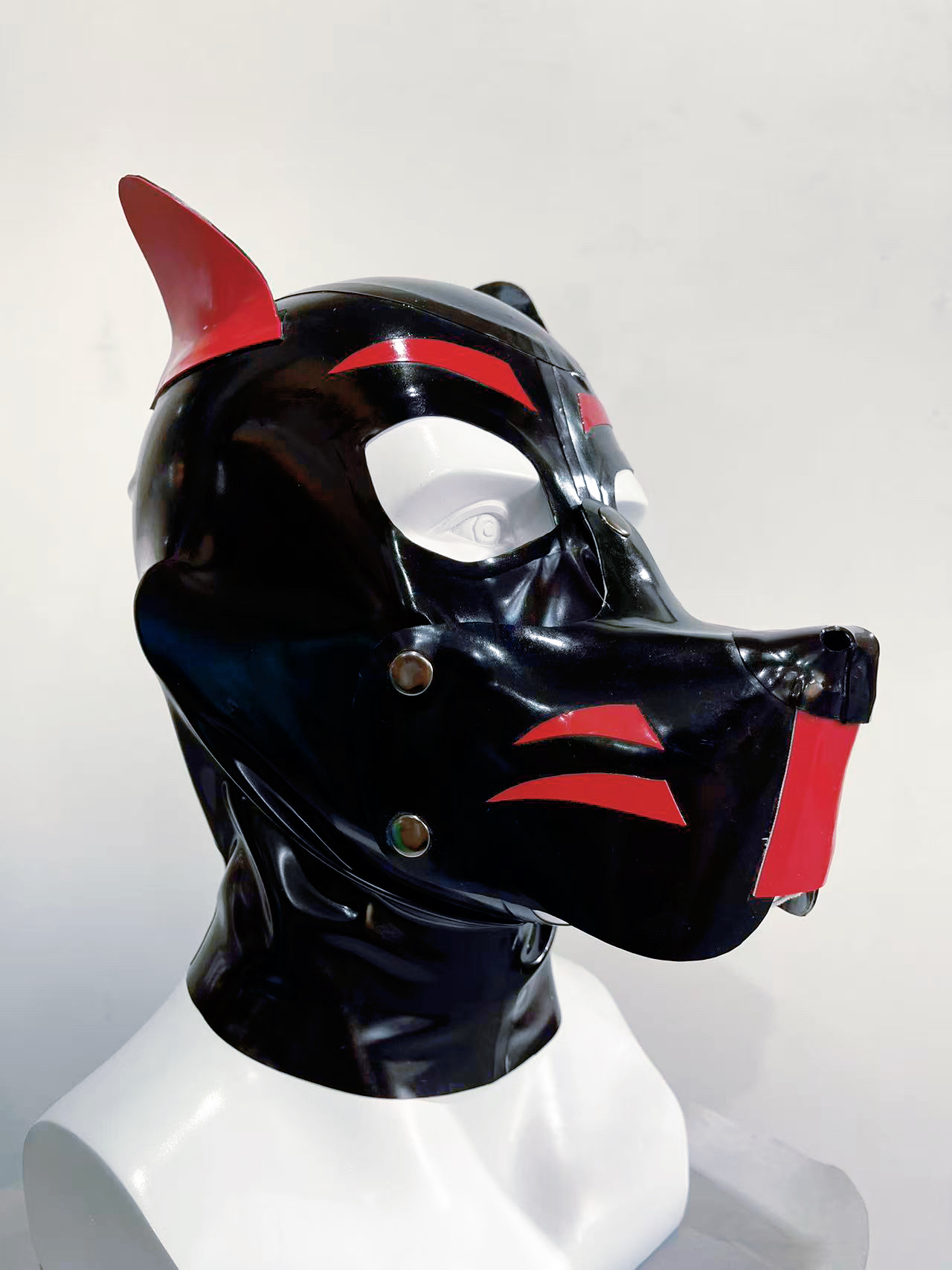 Crimson Strike Pup Hood