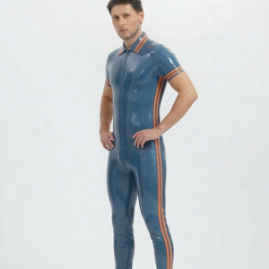 Glossy Latex Polo Catsuit