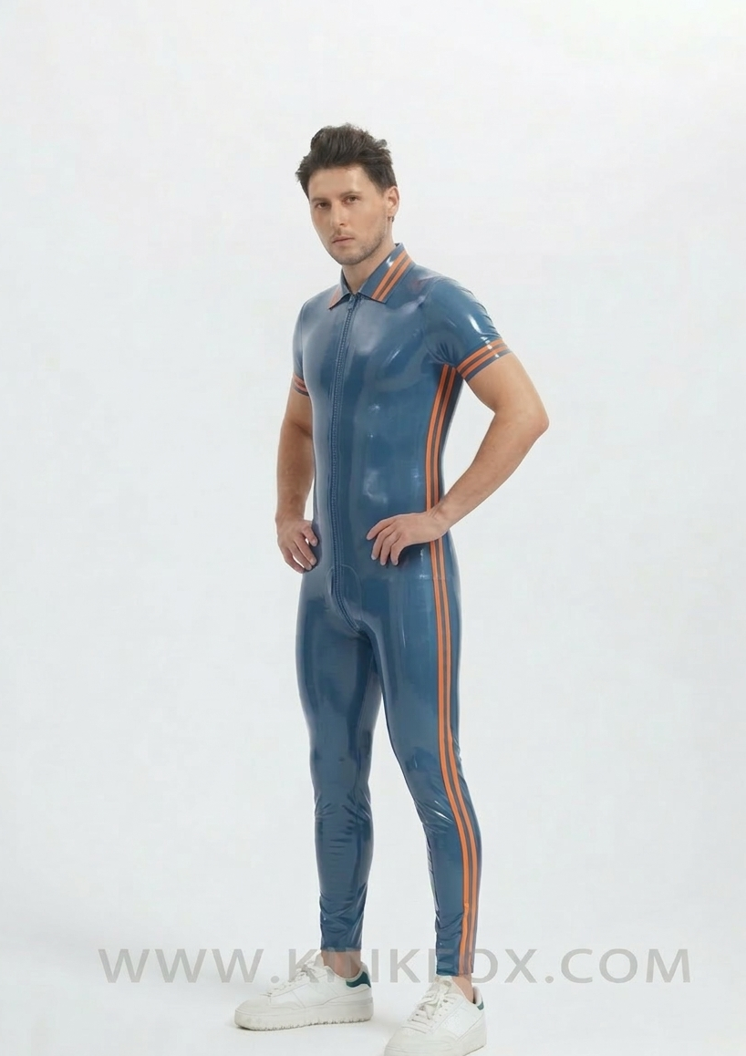 Glossy Latex Polo Catsuit