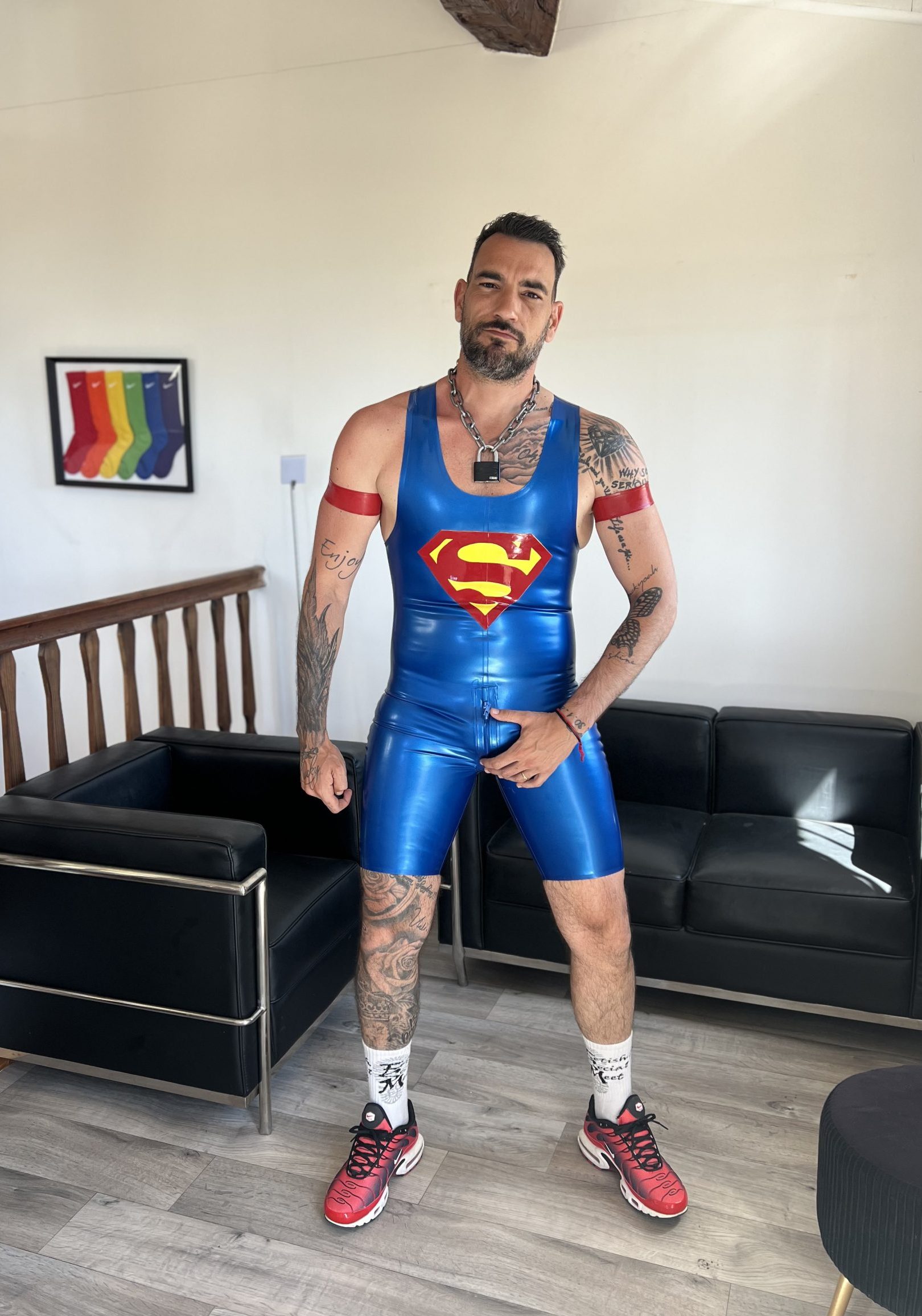Latex Superman Kink Singlet