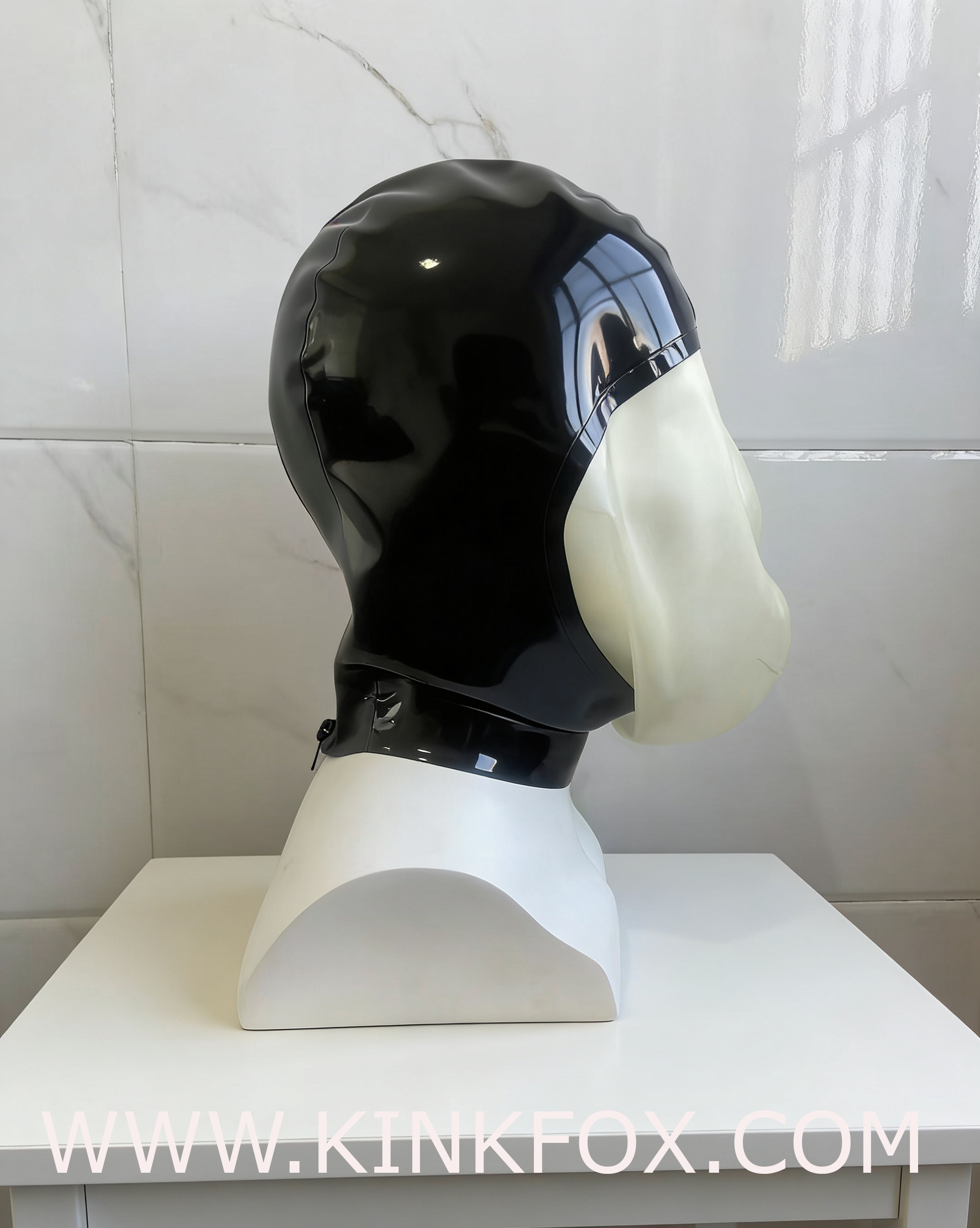 Breathing Play Latex Hood - Image 3