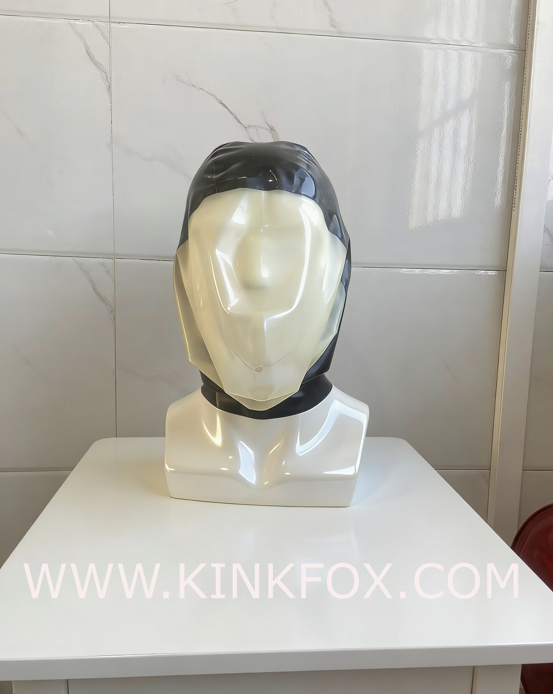 Breathing Play Latex Hood - Image 2