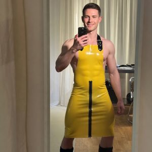 Yellow Heat Latex Apron