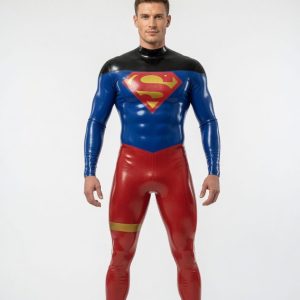 Kryptonian Hero Latex Catsuit