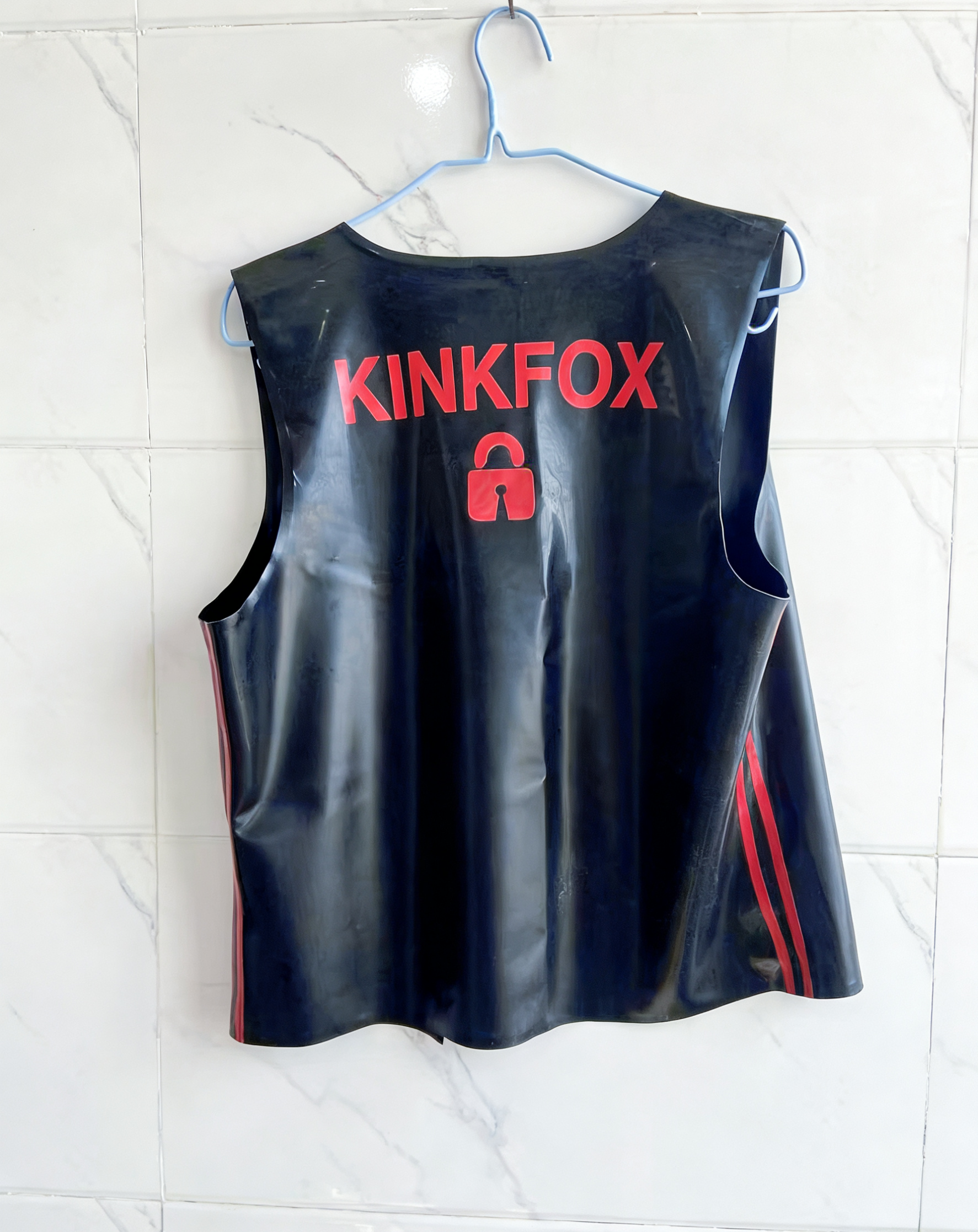 KinkFox Lock Latex Vest