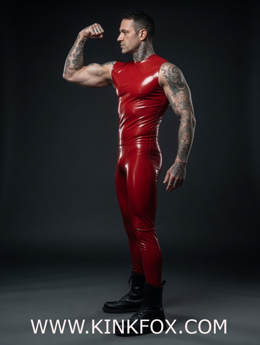 Blaze Core Latex Catsuit - Image 2