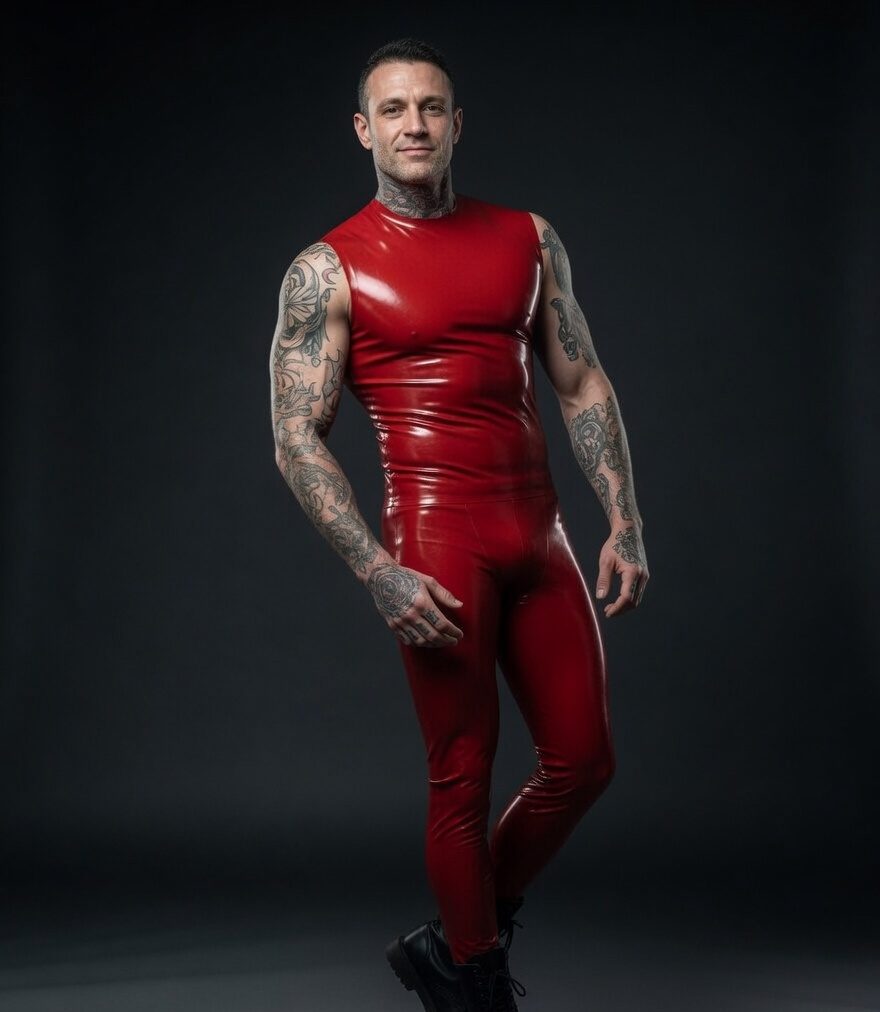 Blaze Core Latex Catsuit