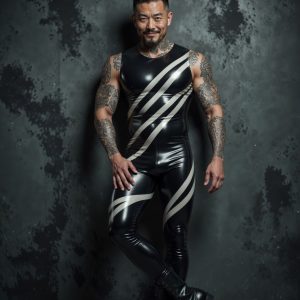Urban Split Latex Catsuit