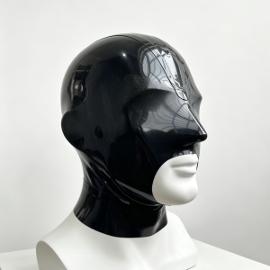A Black Latex Hood with Micro-Perforated Holes