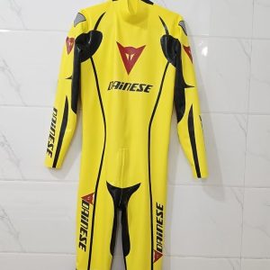 Yellow High Gloss Racing Latex Suit