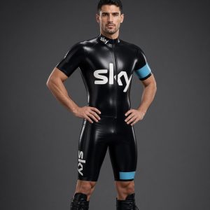 Gloss Latex Cycling Bodysuit