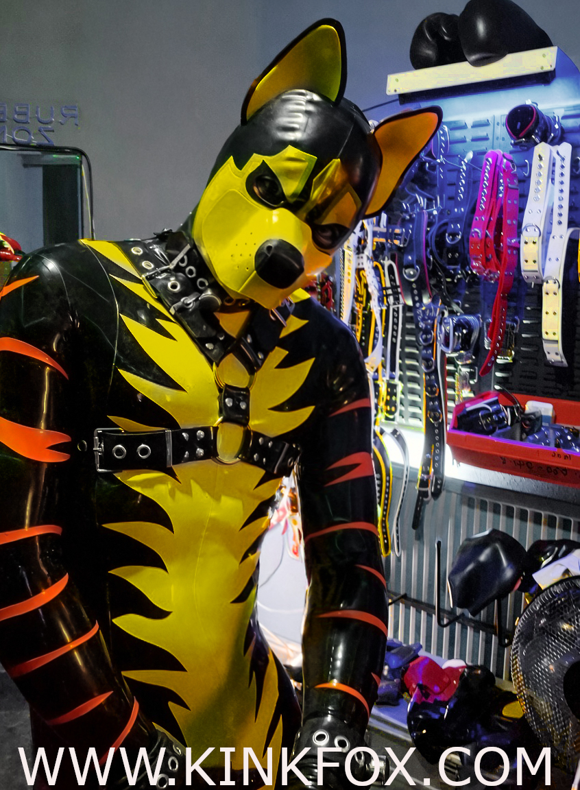 Artisan Tiger Latex Catsuit - Image 4