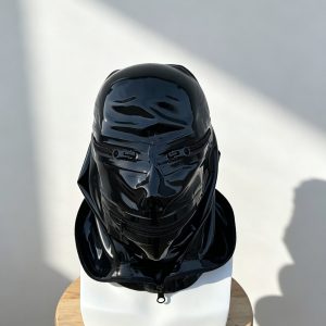 Multi-Zip Latex Full Head Hood