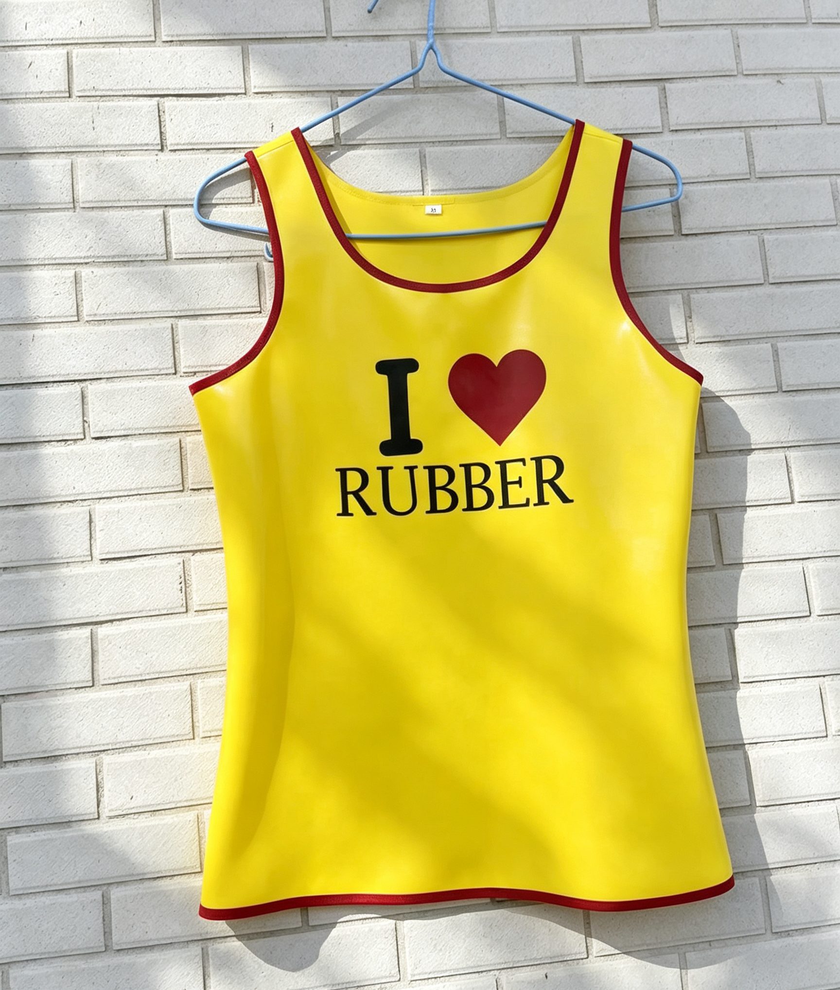 I Love Rubber Latex Tank Top