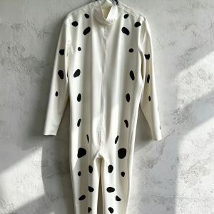 Dalmatian Print Latex Catsuit