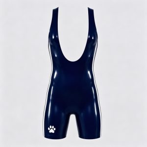 Navy Latex Singlet